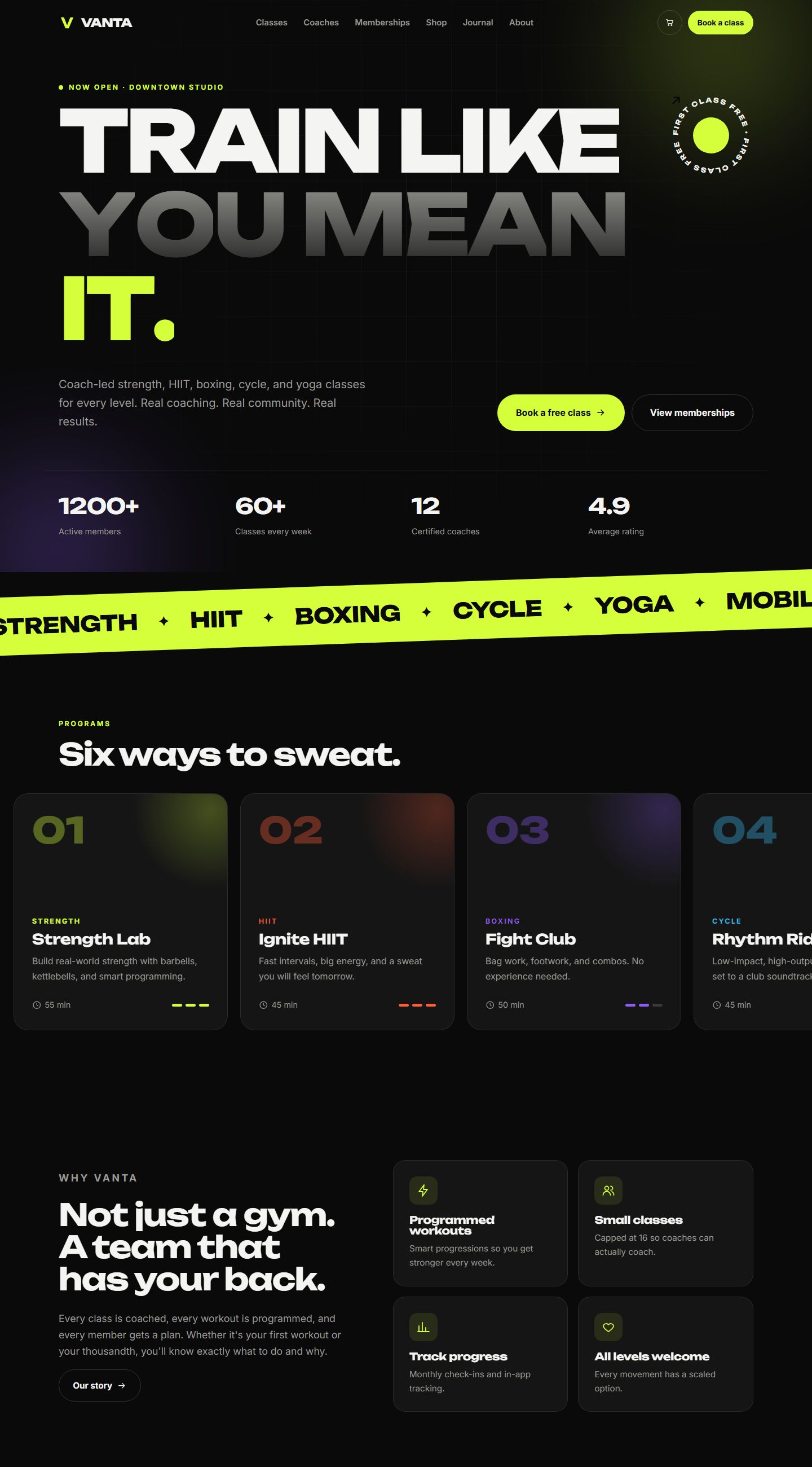 Professional package example
